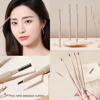 NOVO Eyebrow Pencil No Smudge Double-ended Eyebrow Pen Not Easy To Fade Blade Eyebrow Pencil