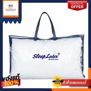 Synthetic หมอนหนุนยางพาราผสมใยไมโครเจล SLEEP LATEX รุ่น Standard Big SLpillowmixedwithmicrogelfiberSLEEP