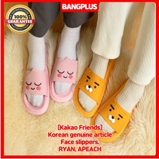 [Kakao Friends] รองเท้าแตะลําลอง ของแท้ สไตล์เกาหลี Ryan, APEACH