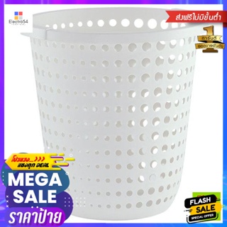 (HOME.ME)  ตะกร้าผ้า รุ่น HH-1205 สีขาว   laundry basket model HH-1205 whiteBaskets &amp; Cont