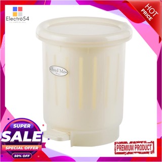 ROUND ถังขยะเหยียบกลม PIONEER PN69500014 17 ลิตร สีขาวROUND DUSTBIN PEDAL PIONEER PN69500014 17L WHITE