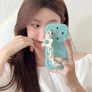 Phone Case Honor X9a X9 Honor 70 5G Casing Huawei Nova 10 Pro Nova 9 SE Nova8 8i Y90 Mate 50 Pro เคส Case New Beautiful Elegant White Flower Chain Bracelet Liquid Silicone Soft Cover เคสโทรศัพท