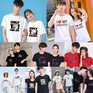 Cotton T-shirt Couple/Relationship Tshirt Cute Design_02