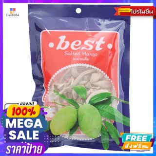 Best(เบสท์) เบสท์ มะม่วงเค็ม 40 ก. Best Salted Mango 40 g.ขนมแห้ง