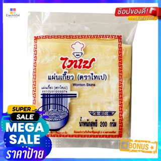 WrapperWonton 200ไทเปแผ่นเกี๊ยวกรัมTaipae WontonWrapper200 g