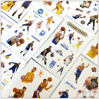 ❣️สติกเกอร์ NBA Superstar Curry Washi สําหรับติดตกแต่ง 6 แผ่น ต่อชุด❣️สติกเกอร์แฟชั่น สําหรับตกแต่งสมุดไดอารี่ DIY