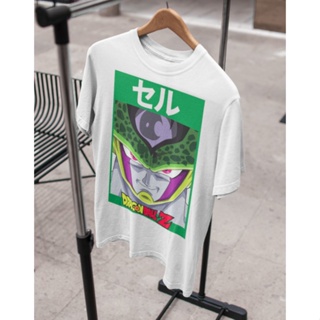 เสื้อยืด Unisex รุ่น เซลล์ Cell Edition ดราก้อนบอลแซด Dragon Ball Z สวยใส่สบายแบรนด์ Khepri 100%cotton comb_04