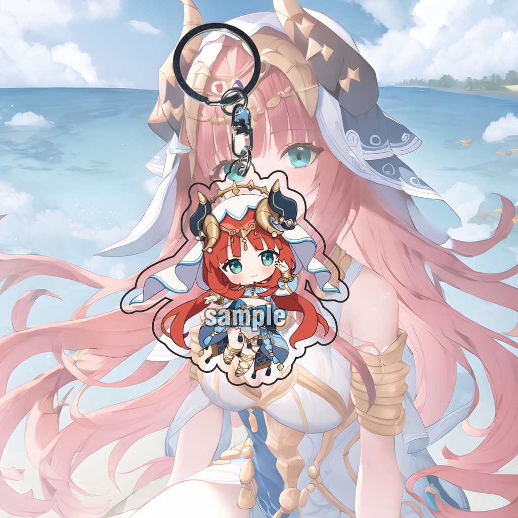 GANTUNGAN Genshin Impact nilou 02 พวงกุญแจ - พวงกุญแจ - ของที่ระลึก - พวงกุญแจอนิเมะ - เกม - พวงกุญแ