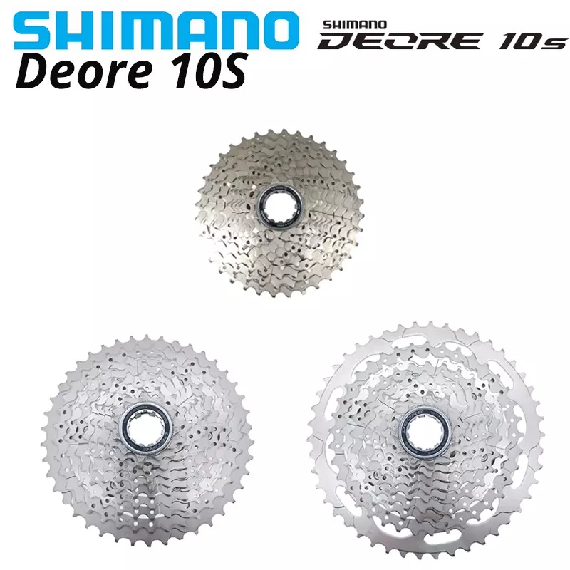 Shimano Deore เฟืองหลังจักรยานเสือภูเขา M6000 M4100 HG50 CS-M4100 10S 10V SLX XT 36T 42T 46T 10 ความเร็ว
