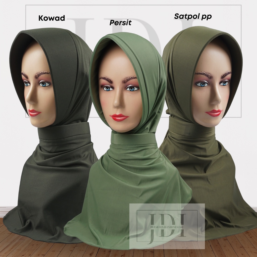 ฮิญาบทางการ PERSIT (PERSIT, SATPOL PP, KOWAD)