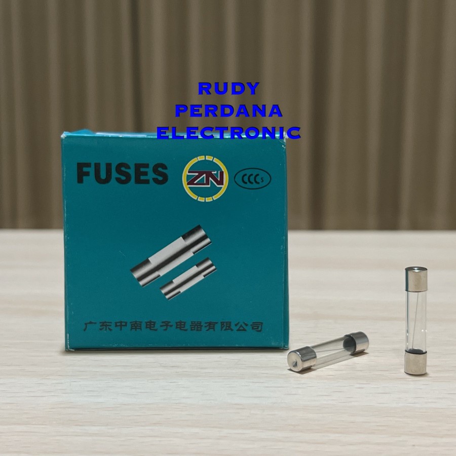 ฟิวส์หลอดแก้วขนาดใหญ่หลอดแก้ว FUSE 6MM X 30MM 6X30 MM 250V 250 VOLT 0.2A 0.3A 0.5A 0.7A 0.8A 1A 2A 3