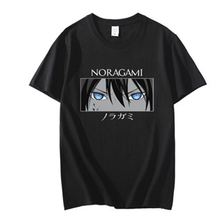 เสื้อสาวอวบ Noragami Yato ญี่ปุ่นอะนิเมะเสื้อยืดผู้ชายเสื้อยืดผู้หญิงเด็กตลกแขนสั้นพิมพ์สตรีทแวร์ผ้าฝ้ายเสื้อยืดฮาราจูกุ