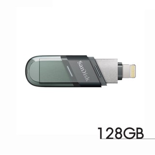 SANDISK แซนดิสก์ IXPAND FLASH DRIVE FLIP แฟลชไดร์ฟ สำหรับ iOS รุ่น SDIX90N-128G-GN6NE USB 3.0 128GB สีดำ