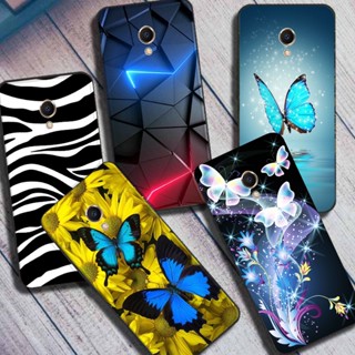 เคสโทรศัพท์มือถือ ซิลิโคนนิ่ม Tpu ลายการ์ตูนผีเสื้อ สําหรับ Meizu M6S Meilan S6 Meizu M6S