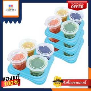 ภาชนะเก็บอาหารเสริมสำหรับเด็ก NANNY รุ่น N282 ขนาด 2 ออนซ์ (แพ็ค 16 ถ้วย) สีขาวFood Storage Container for Children NANNY