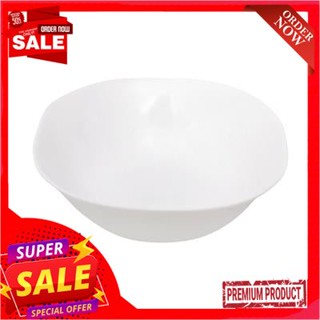 Modern ชามโอปอลทรงเหลี่ยม Modern KASSA HOME รุ่น FSW75 ขนาด 7.5 นิ้ว สีขาวSquare Modern Opal Bowl KASSA HOME FSW75 Size