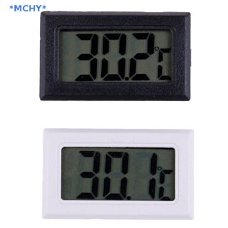 Mchy&gt; เครื่องวัดอุณหภูมิความชื้นดิจิทัล LCD ขนาดเล็ก ในร่ม 1 ชิ้น