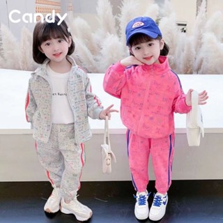 Candy Kids Candy ชุดเด็กผู้หญิง เสื้อผ้าเด็ก ชุดเด็ก สไตล์เกาหลี นุ่ม และสบาย ทั้งชุด Unique สไตล์เกาหลี Korean Style fashion P25R00Q 36Z230909