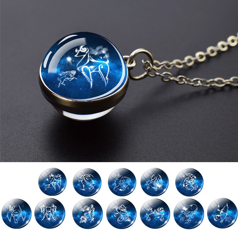 วันเกิด 12 Constellation Astrology สร้อยคอ Zodiac Sign Aries Taurus Gemini มะเร็ง Leo Virgo Libra ลู