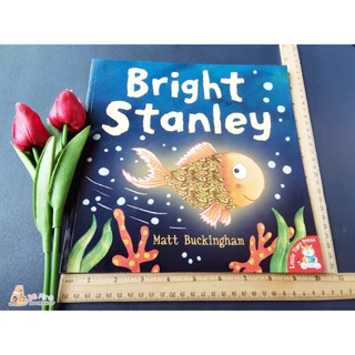 นิทานภาพสวย เกล็ดปลาวิบวับ ║Bright Stanley║★หนังสือภาษาอังกฤษมือสอง ★ปกอ่อน ★เล่มใหญ่