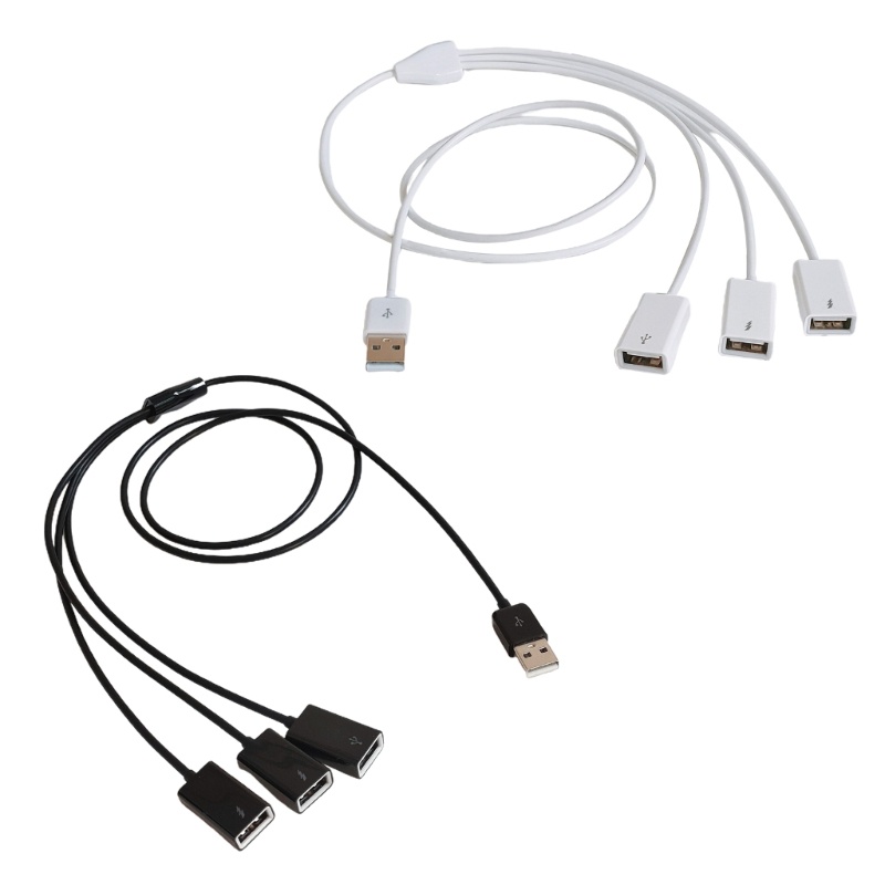 BTM 3 in 1 USB Splitter Cable USB Power Splitter 1 ชาย 3 หญิง USB 2 0 อะแดปเตอร์ 1 ถึง 3 USB Splitte