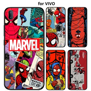 เคส VIVO Y27 Y78 Y36 Y35 Y22 Y22s Y31 Y51 Y53S Y76 Y77 Y91C Y1S Y52 Y72 Pro 4G 5G V2247 V2249 1820 V2271A โทรศัพท์มือถือแบบนิ่ม ลายสไปเดอร์แมน สําหรับ