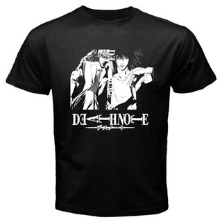 New Death Note L Light Yagami Horror Anime Manga Mens Black T-Shirt_12