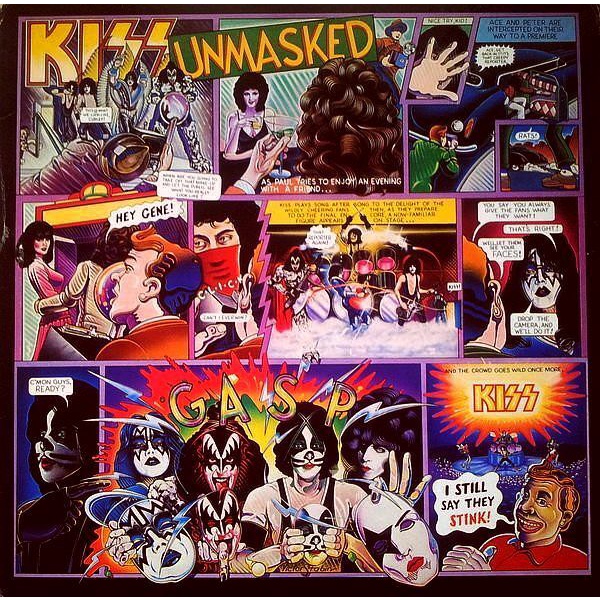 แผ่น CD เพลง KISS Unmasked (king of rock n roll!)