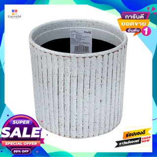 Plant กระถางต้นไม้ รุ่น 90096-2020S1-236-S ขนาด 7.5 นิ้ว สีเทา Plant Pot FONTE No. 90096-2020S1-236-S Size 7.5 Inch Gray