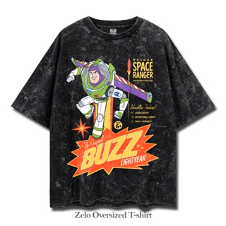 Buzz lightyear เสื้อยืด โอเวอร์ไซซ์ สไตล์วินเทจ