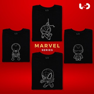 Black Marvel Shirt for Men and Women / Ironman Spiderman Dr Strange / Avengers Shirt / Superhero Tee_04