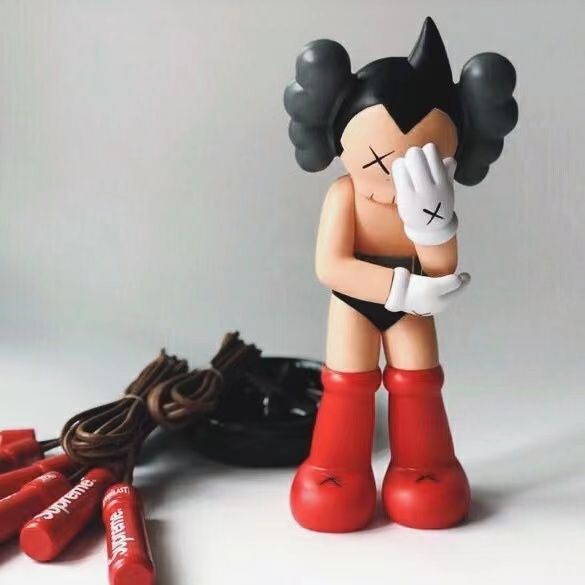 KAWS Sesame Street XX Eye Peter Pan Astro Boy Street Wear อินเทรนด์เล่นขนาดใหญ่ Lucky เครื่องประดับตกแต่ง - รูปที่ 3