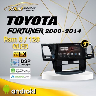 จอแอนดรอย ตรงรุ่น 9 นิ้ว  Toyota Fortuner 2000-2014  (จอ Andriod แท้-รับประกันศูนย์ Alpha)