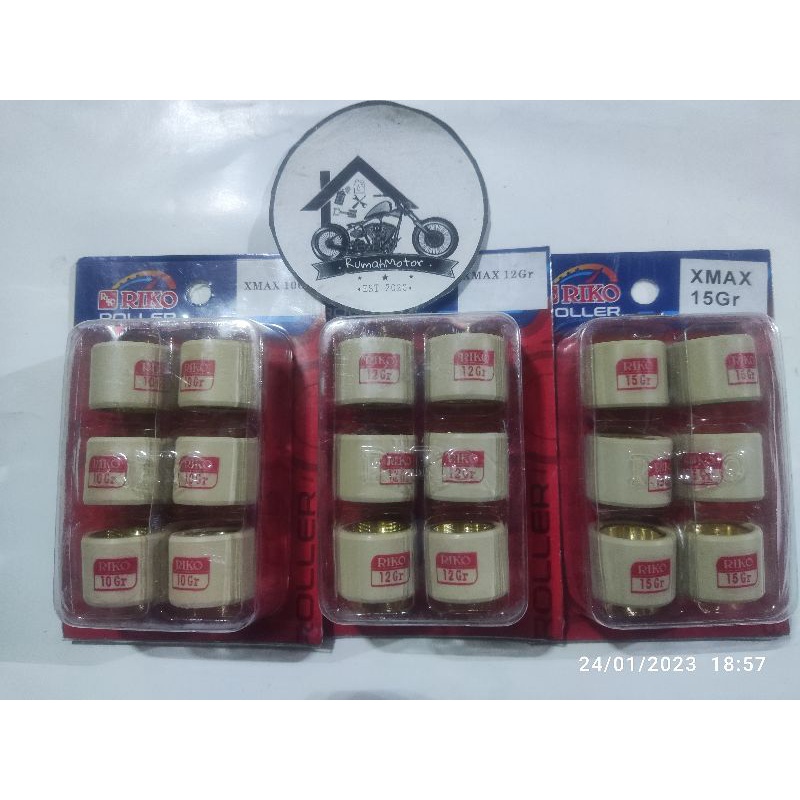 ROLLER LOLER XMAX X-MAX X MAX YAMAHA 10 12 15 กรัม RIKO