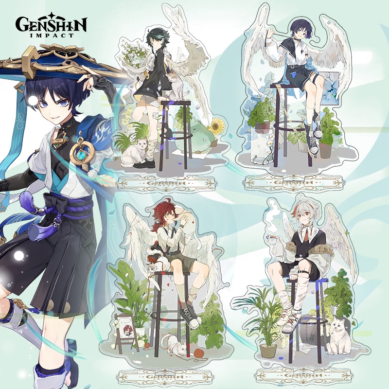Genshin impact สแตนดี้อะคริลิค 16 ซม. สําหรับ Xiao Scaramouche Kaedehara Kazuha MS02 se33
