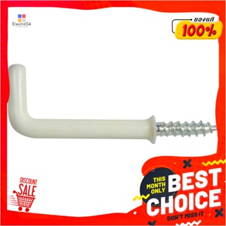 SQUARE ตะขอ ตัว L BY TORA 1/4 นิ้ว 6 ตัวSQUARE BEND SCREW HOOK BY TORA 1/4IN 6PCS