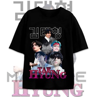 🌟​พร้อมส่ง​🌟 BTS B8 SURREALISM Graphic Tee :  Lead Singer Kim Tae Hyung / V T Shirt VINTAGE vintage quality proje