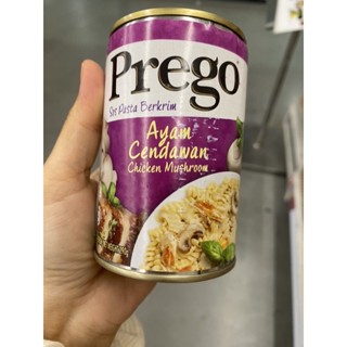 Pasta Sauce Chicken Mushroom ( Prego Brand ) 290 G. ผลิตภัณฑ์ซอสครีม ผสม เห็ด และ ไก่ สำหรับราดพาสต้า ( ตรา พรีโก้ )