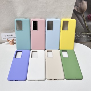 เคสโทรศัพท์มือถือ ซิลิโคน ป้องกัน ปิดด้านหลัง สีพื้น สําหรับ Xiaomi POCO F5 Pro 5G Redmi K60 K60Pro