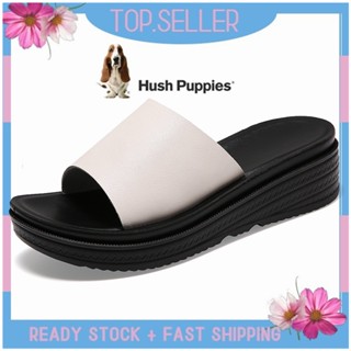 HUSH PUPPIES รองเท้าโลฟเฟอร์ ส้นแบน แบบสวม สําหรับผู้หญิง