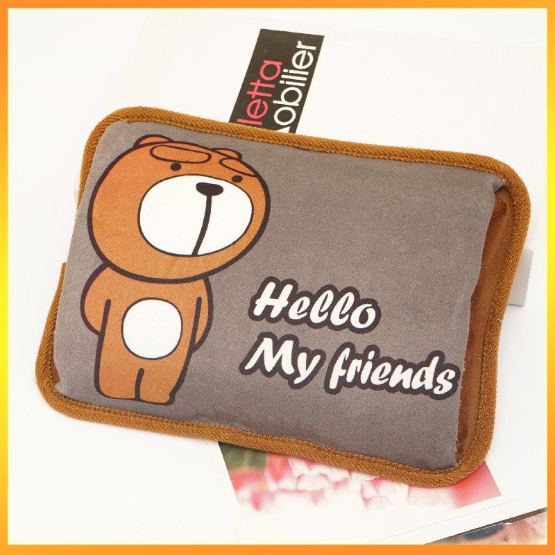 ⭐พร้อมส่ง⭐กระเป๋าน้ําร้อนไฟฟ้า ถุงน้ำร้อน ลดปวดกล้ามเนื้อ นุ่มน่าใช้ คุณภาพดี ร้อนเร็ว น่ารักมากกกก