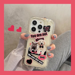 ❤️จัดส่งทันที❤️เคสไอโฟน11 12 13 14 Pro max cute kitten&amp;puppy Silicone case For iPhone 11,12,13,12PM,14PM,13PROMAX