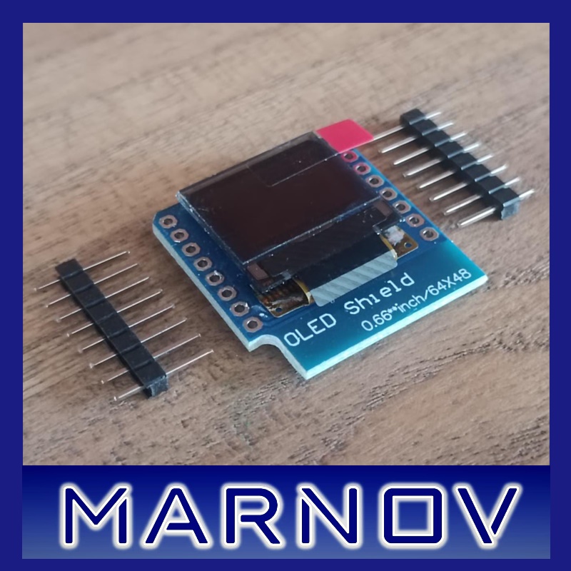 Oled 0.66 Shield Wemos D1 Mini 0.66" นิ้วนิ้ว 64x48 I2C 64 x 48