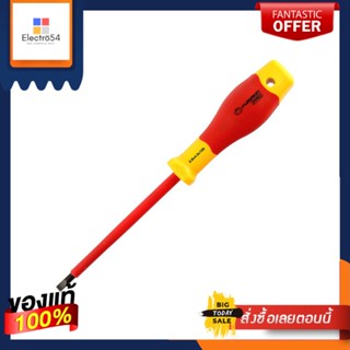 INSULATED ไขควงแบนกันไฟ PUMPKIN PRO VDE 4-100 มม. 4 นิ้วINSULATED SLOTTED SCREWDRIVER PUMPKIN PRO VDE 4-100MM 4"