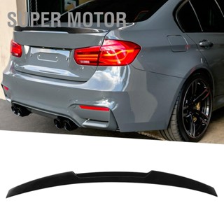 Super Motor สำหรับ M4 สไตล์ Glossy Black High Kick Trunk Lid สปอยเลอร์ Fit 3 Series F30/M3 F80 2013-2019