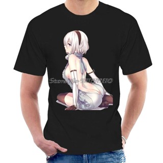 ใหม่ เสื้อยืดผ้าฝ้าย 100% พิมพ์ลายเกม Automata Nier Nier 2B สไตล์ฮาราจูกุ สตรีท สําหรับผู้ชาย คู่รักเสื้อยืด