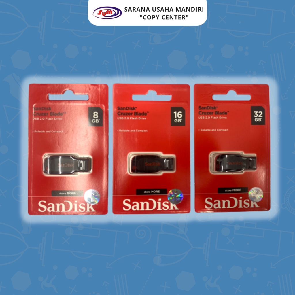 Flashdisk 8 GB, 16 GB, 32 GB Sandisk ของแท้
