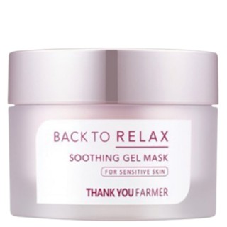 Thank YOU FARMER Back To Relax Soothing Gel Mask 3.38 fl.oz / 100ml (วันหมดอายุ: มีนาคม 2025)