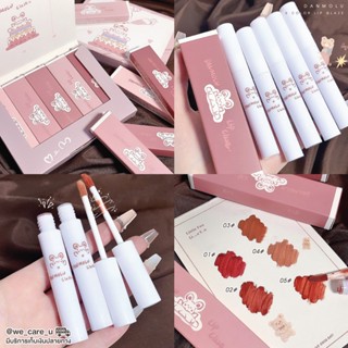 Danmolu Lip Glaze เซ็ท 5 แท่ง 5 เฉดสี ลิควิดลิปสติก เนื้อแมท