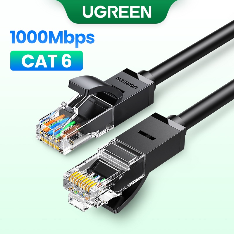 UGREEN cat 6 (สายเคเบิลกลม) utp กิกะบิต อีเธอร์เน็ต สายเคเบิลเชื่อมต่อเครือข่าย rj 45 patch lan สําห